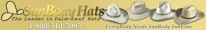 Sunbody Hats - Wholesale Palm leaf hat distributor