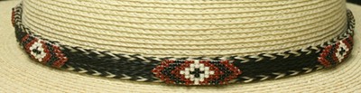 5 Strand Horse Hair with Bead Applique