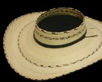 Mexican Fine Palm Pinto Topless Hat - 5 Inch Brim