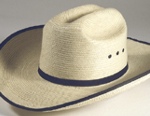 4 Inch Brim, Medium Crown Cattleman Hat w/Bound-Edge