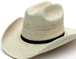 3-1/2 Inch Brim, Alligator Palm Cattleman Hat