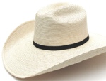 4-1/2 Inch Brim Cattleman, Guatemalan Standard Palm Leaf Hat