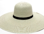 6 Inch Brim, 5-1/4 Inch Crown, Guatemalan standard palm hat