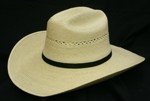 4 or 5 Inch Brim Vented Cattleman Palm Hat