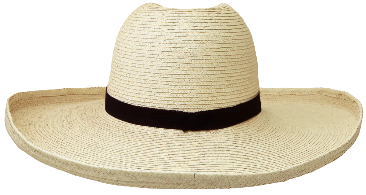 帽子 wicagrocery High Crown Long Brim wicagrocery High Crown Long Brim 麦わら帽子