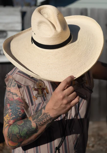 6 Inch Brim, Low Crown Gus