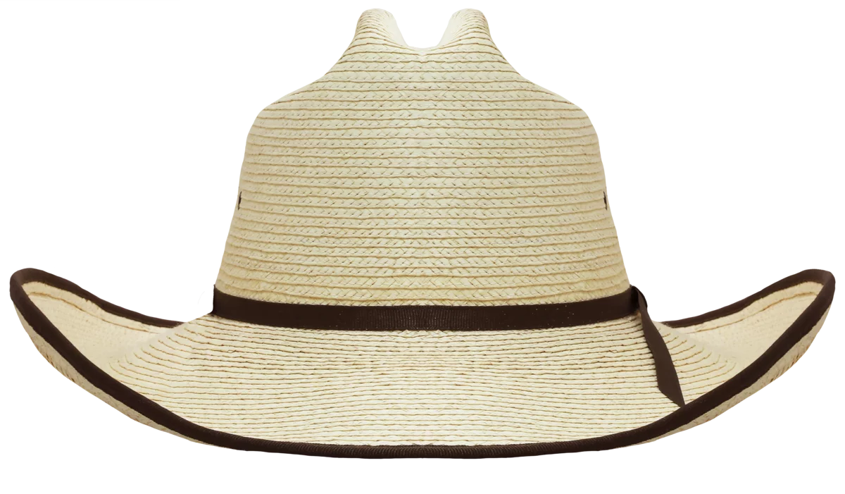 4 Inch Brim, Low Crown Cattleman with Bound-Edge w/Ventilation Eyelets