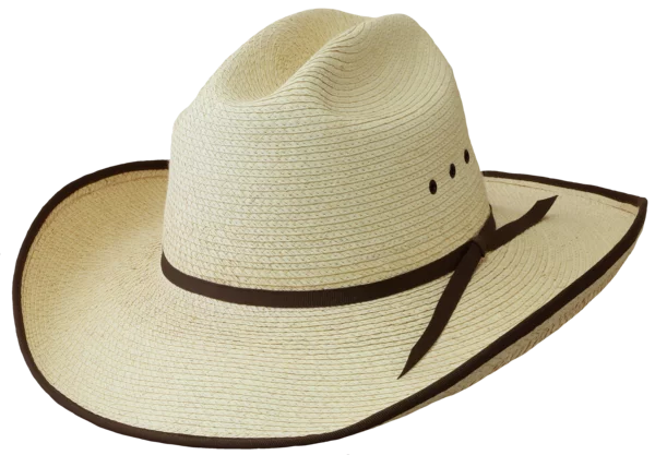 4 Inch Brim, Low Crown Cattleman with Bound-Edge w/Ventilation Eyelets