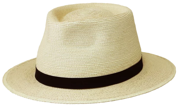 2-1/2 Inch Brim Fine Palm Fedora